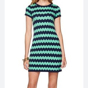 Lilly Pulitzer Blue and Green Knit Dress